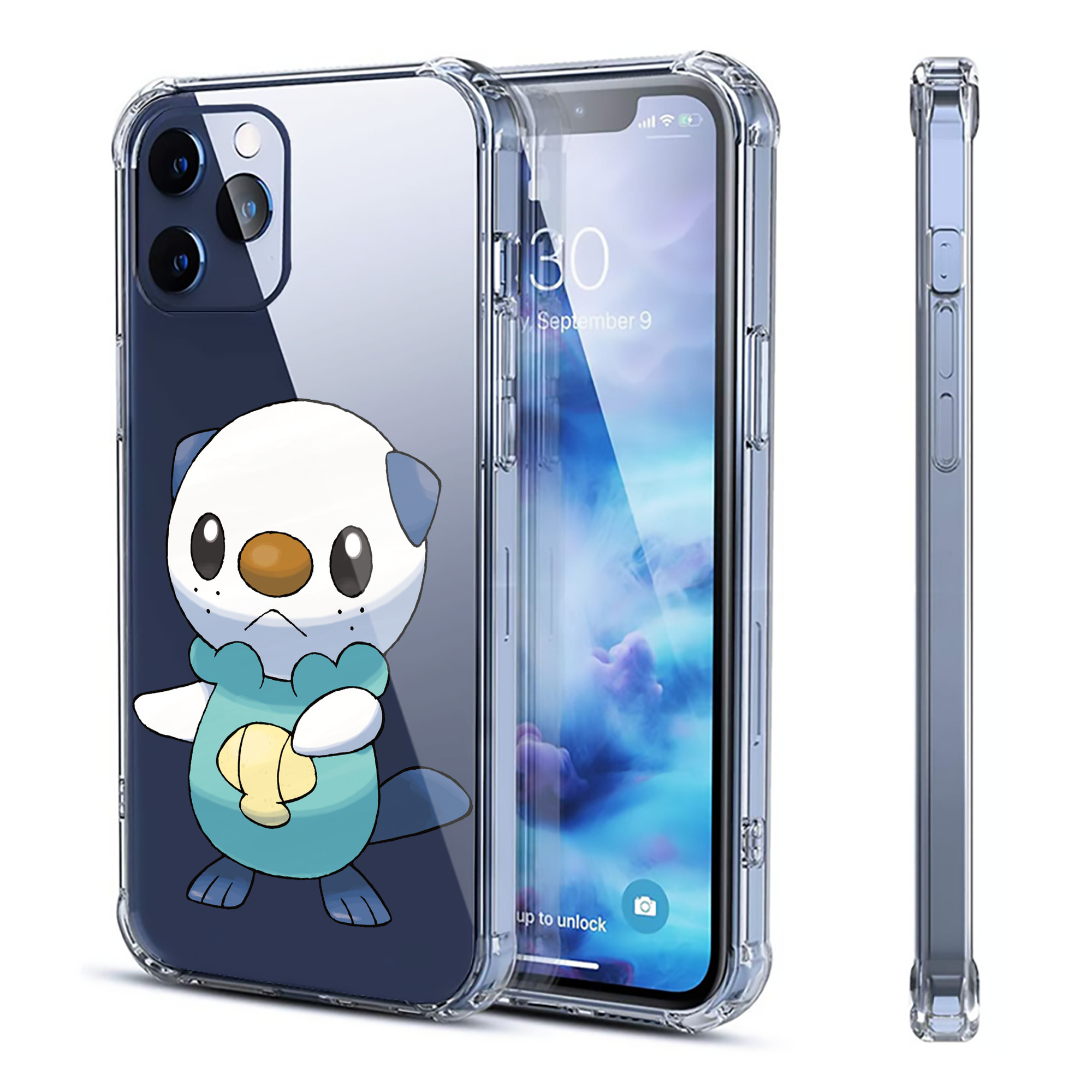 （画像用） ポケットモンスター Pokémon 【iPhone 12シリーズ対応】透明スマホケース（クリアソフトケース）